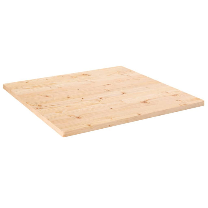 Tafelblad Vierkant 80X80X2,5 Cm Massief Grenenhout