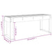 Tuinbank 110X38X45 Cm Massief Grenenhout