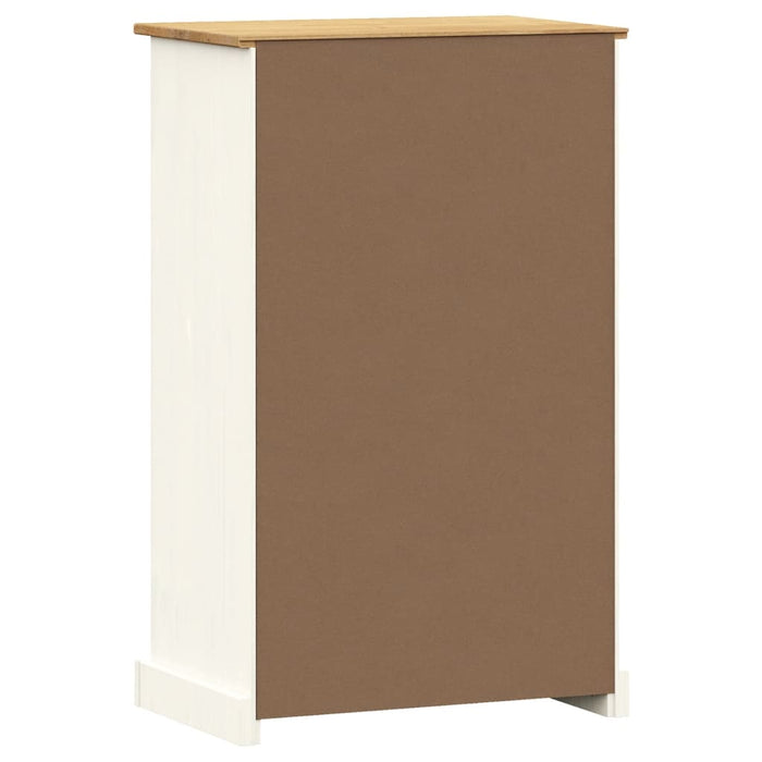 Schoenenkast Vigo 60X35X96 Cm Massief Grenenhout