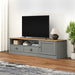 Tv-Meubel Vigo 156X40X40 Cm Massief Grenenhout