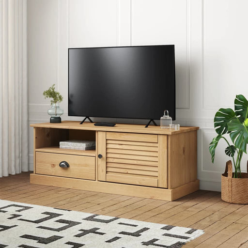 Tv-Meubel Vigo 06X40X40 Cm Massief Grenenhout