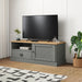 Tv-Meubel Vigo 06X40X40 Cm Massief Grenenhout