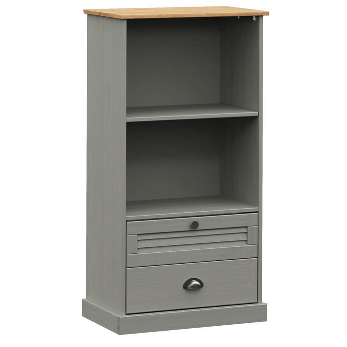 Boekenkast Vigo 60X35X114,5 Cm Massief Grenenhout