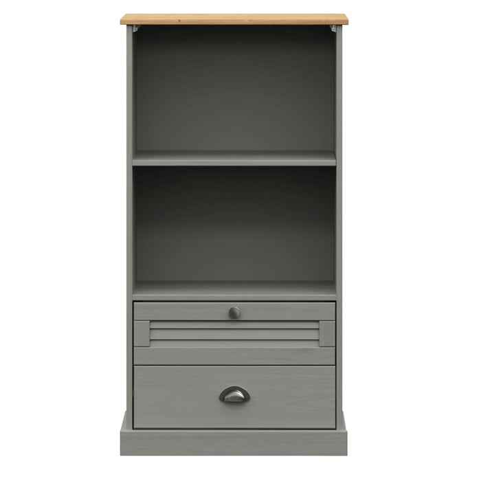 Boekenkast Vigo 60X35X114,5 Cm Massief Grenenhout