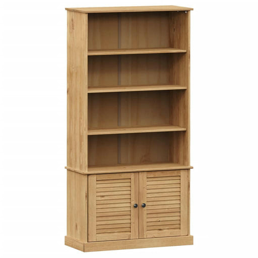 Boekenkast Vigo 85X35X170 Cm Massief Grenenhout