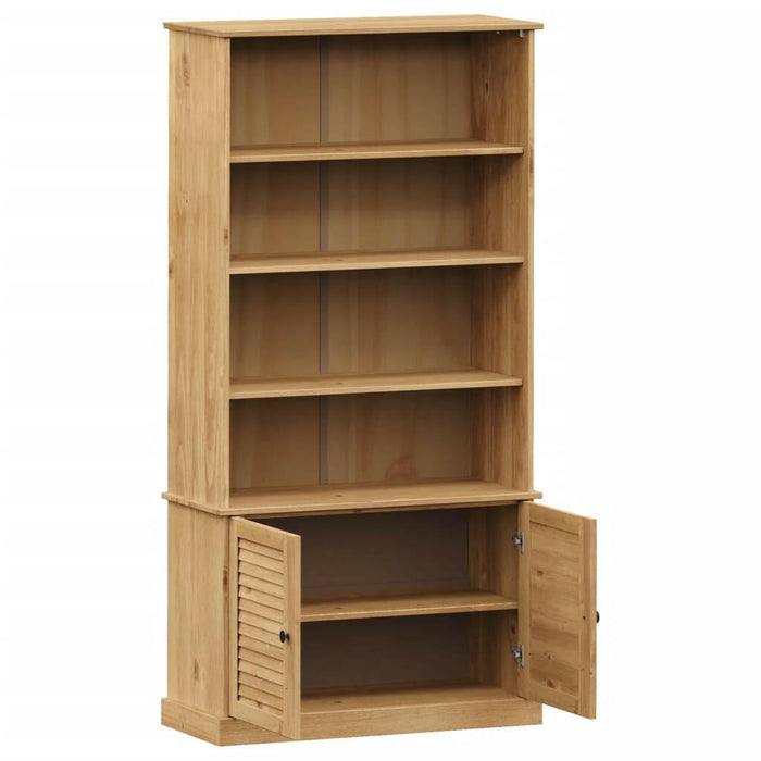 Boekenkast Vigo 85X35X170 Cm Massief Grenenhout