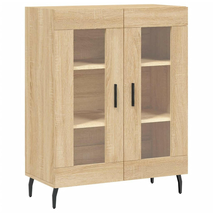 Dressoir 69,5X34X90 Cm Bewerkt Hout Sonoma Eikenkleurig