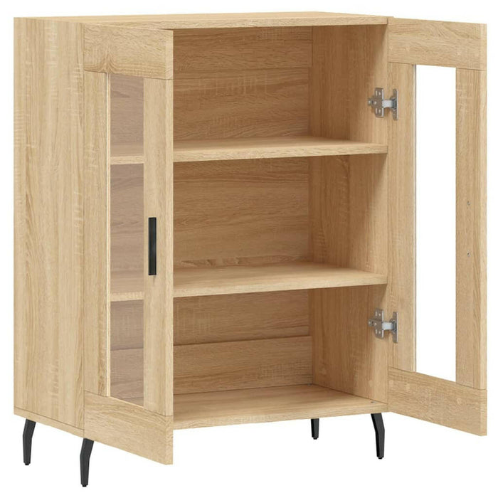 Dressoir 69,5X34X90 Cm Bewerkt Hout Sonoma Eikenkleurig