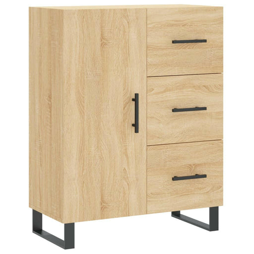 Dressoir 69,5X34X90 Cm Bewerkt Hout Sonoma Eikenkleurig