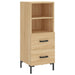 Dressoir 34,5X34X90 Cm Bewerkt Hout Sonoma Eiken