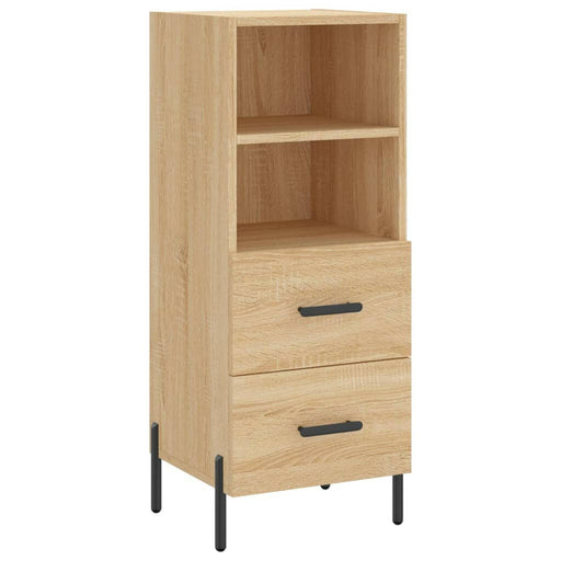 Dressoir 34,5X34X90 Cm Bewerkt Hout Sonoma Eiken