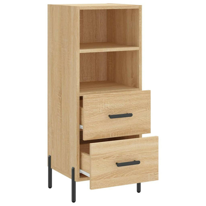 Dressoir 34,5X34X90 Cm Bewerkt Hout Sonoma Eiken