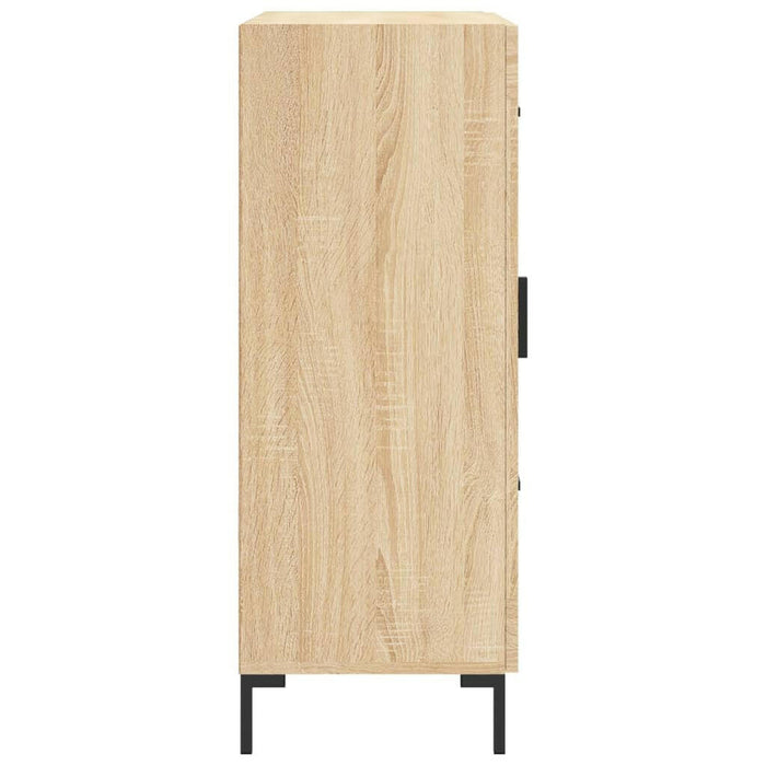 Dressoir 69,5X34X90 Cm Bewerkt Hout Sonoma Eikenkleurig