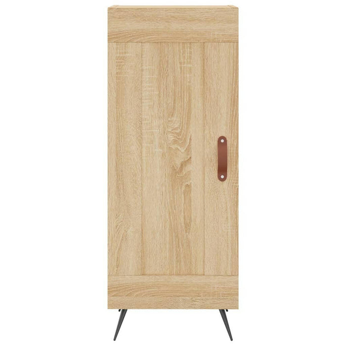 Dressoir 34,5X34X90 Cm Bewerkt Hout Sonoma Eiken