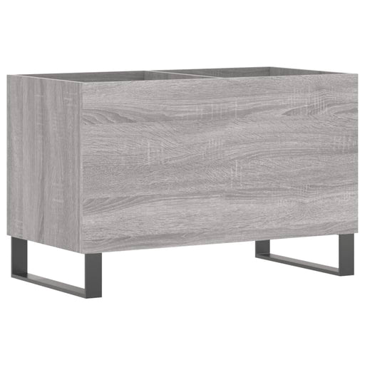 Platenkast 74,5X38X48 Cm Bewerkt Hout Eikenkleurig