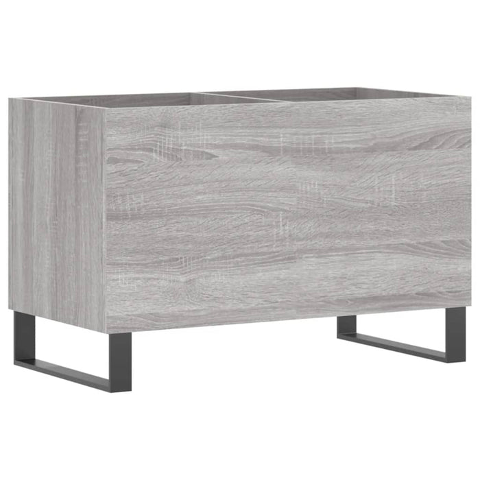 Platenkast 74,5X38X48 Cm Bewerkt Hout Eikenkleurig