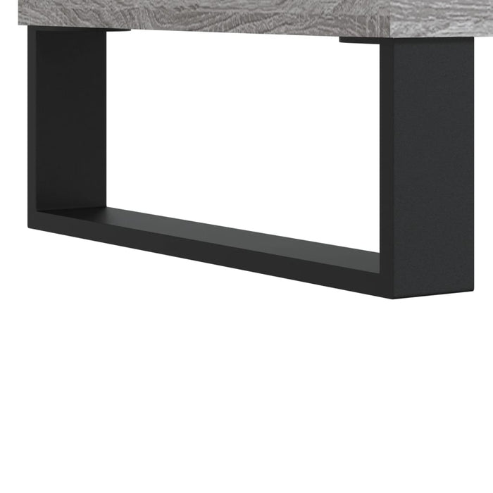 Platenkast 74,5X38X48 Cm Bewerkt Hout Eikenkleurig