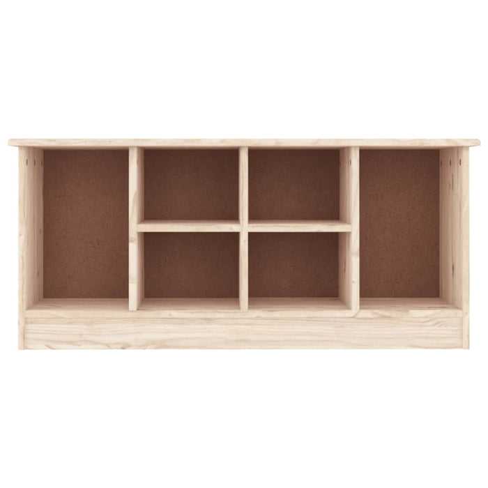 Schoenenbankje Alta 100X35X45 Cm Massief Grenenhout