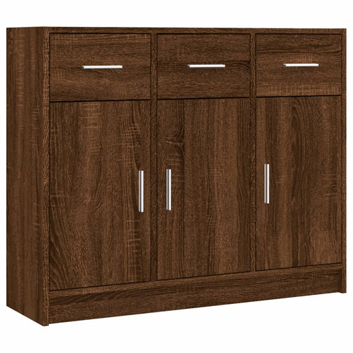 Dressoir 91X28X75 Cm Bewerkt Hout