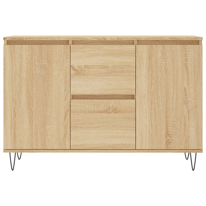 Dressoir 104X35X70 Cm Bewerkt Hout Kleurig