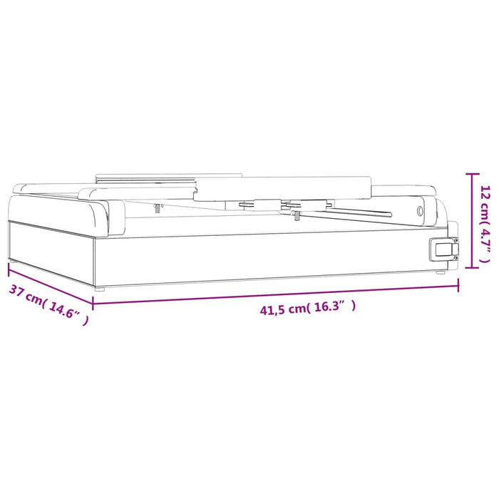 Tafelezel Met Lade 41,5X37X12 Cm Massief Grenenhout