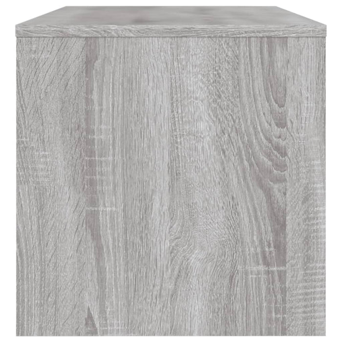 Tv-Meubel 120X34X37 Cm Bewerkt Hout Grijs Sonoma Eikenkleurig