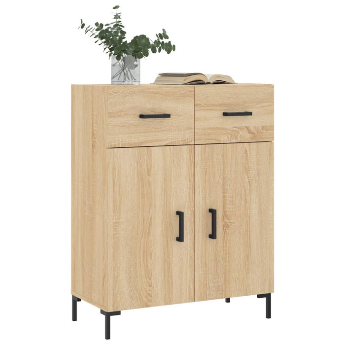 Dressoir 69,5X34X90 Cm Bewerkt Hout Kleurig