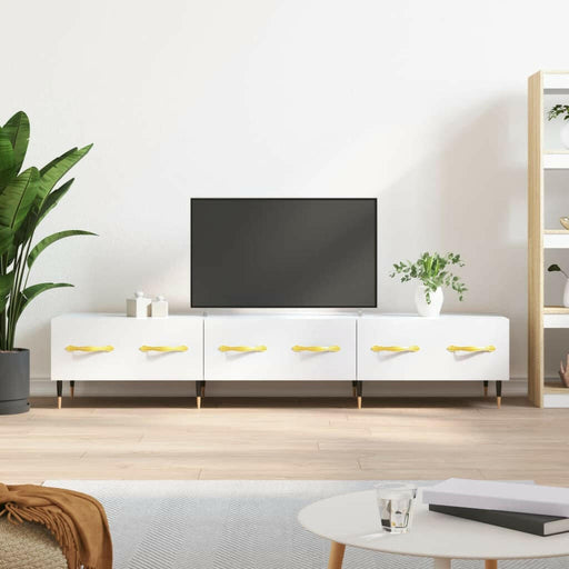 Tv-Meubel 150X36X30 Cm Bewerkt Hout Bruin Eikenkleur