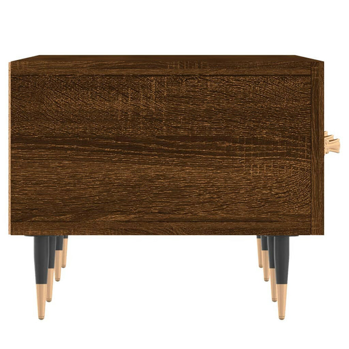 Tv-Meubel 150X36X30 Cm Bewerkt Hout Bruin Eikenkleur