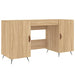 Bureau 140X50X75 Cm Bewerkt Hout Sonoma Eikenkleurig