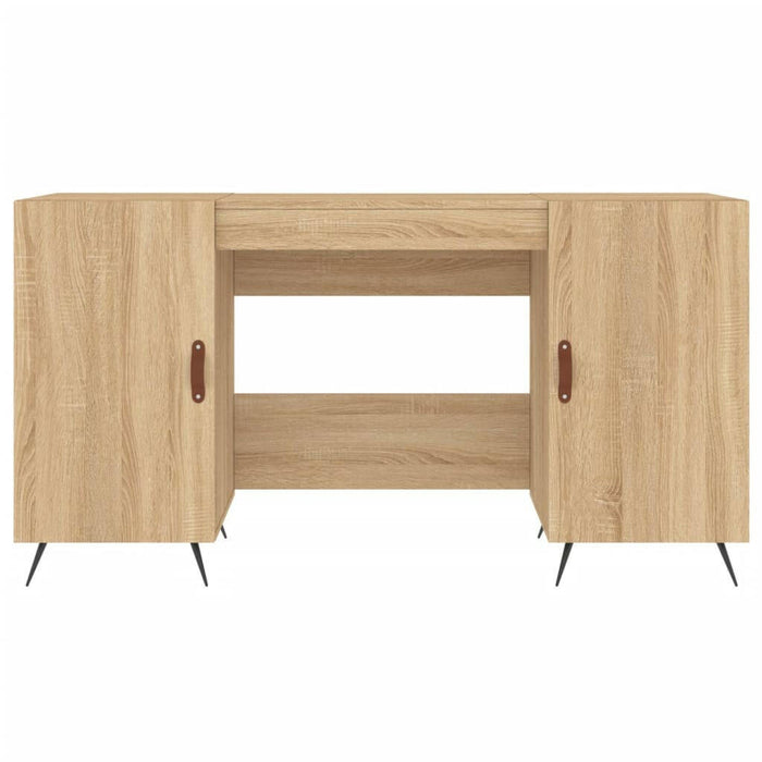 Bureau 140X50X75 Cm Bewerkt Hout Sonoma Eikenkleurig