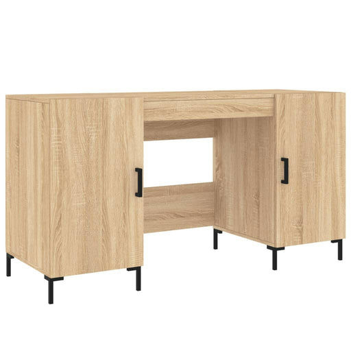 Bureau 140X50X75 Cm Bewerkt Hout Sonoma Eikenkleurig