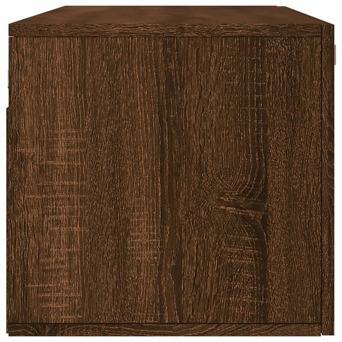 Wandkast 00X36,5X35 Cm Bewerkt Hout Bruin Eikenkleur Bruineiken