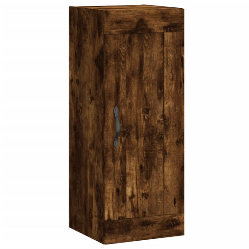 Wandkast 34,5X34X90 Cm Bewerkt Hout Kleurig