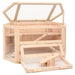 Hamsterkooi 80X40X43 Cm Massief Vurenhout