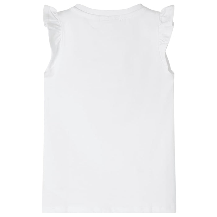 Kindershirt Met Mouwen Met Ruches 104