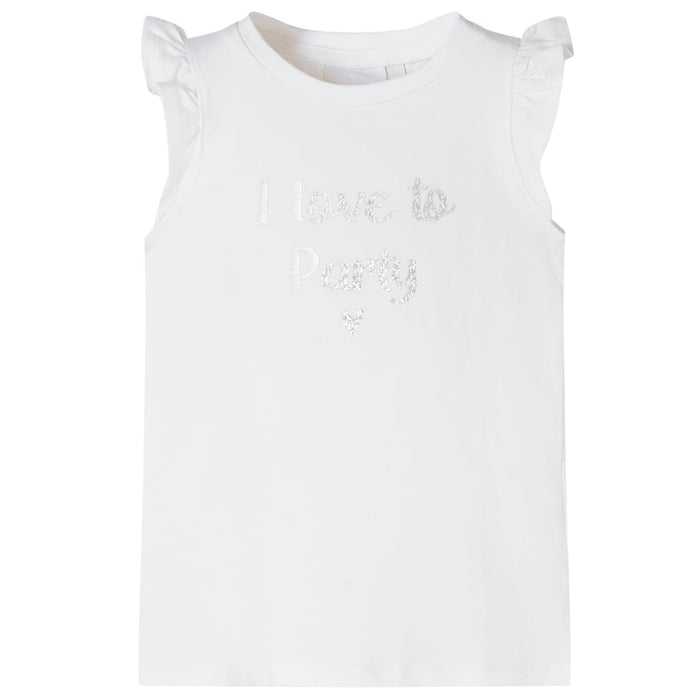 Kindershirt Met Mouwen Met Ruches 104