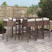 Tuinbarset Met Kussens Poly Rattan