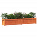 Plantenbak 180X31X31 Cm Massief Grenenhout Waxbruin