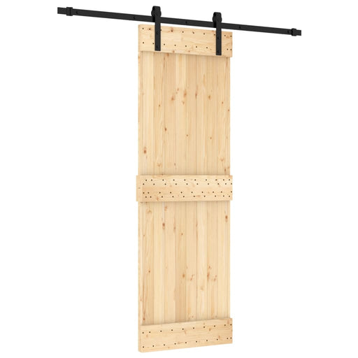 Schuifdeur Met Beslag 70X210 Cm Massief Grenenhout