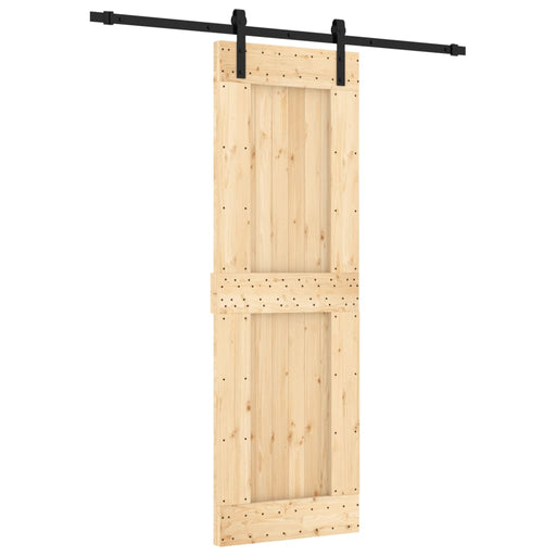 Schuifdeur Met Beslag 70X210 Cm Massief Grenenhout