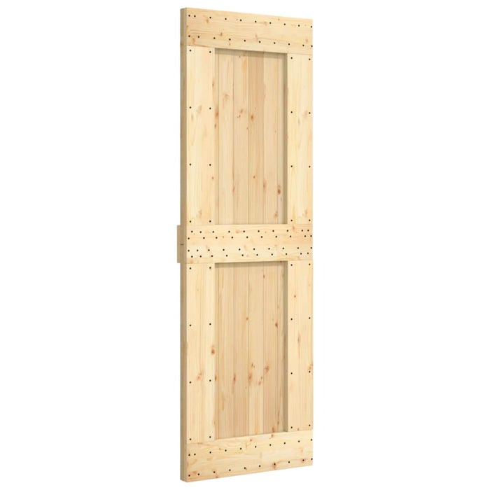 Schuifdeur Met Beslag 70X210 Cm Massief Grenenhout