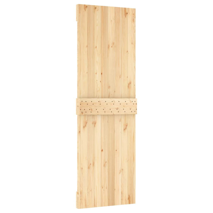 Schuifdeur Met Beslag 70X210 Cm Massief Grenenhout