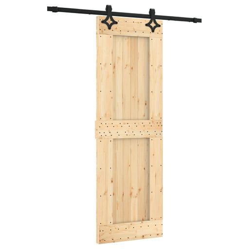 Schuifdeur Met Beslag 70X210 Cm Massief Grenenhout