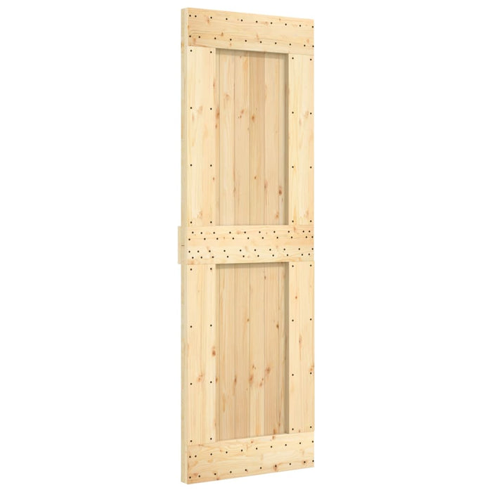 Schuifdeur Met Beslag 70X210 Cm Massief Grenenhout