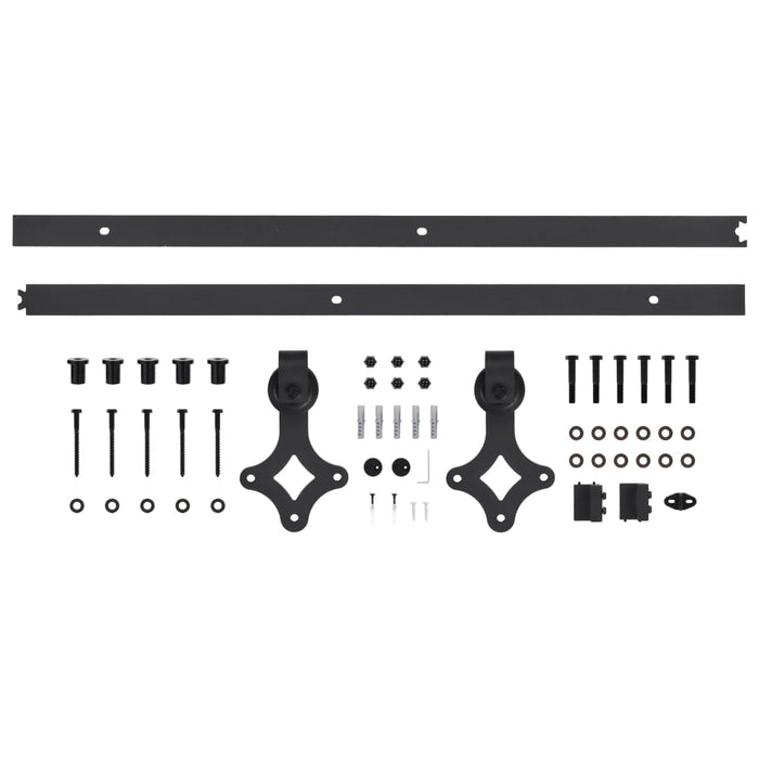 Schuifdeur Met Beslag 80X210 Cm Massief Grenenhout