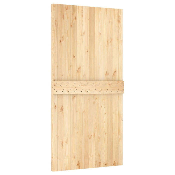 Schuifdeur Met Beslag 100X210 Cm Massief Grenenhout