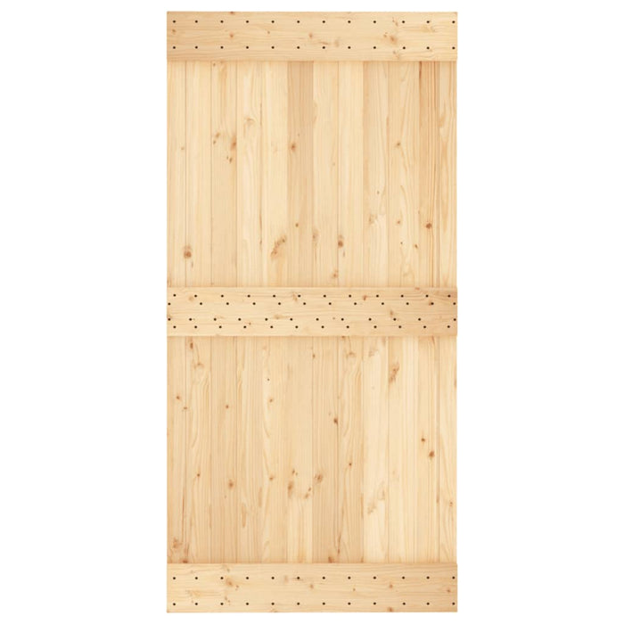 Schuifdeur Met Beslag 100X210 Cm Massief Grenenhout