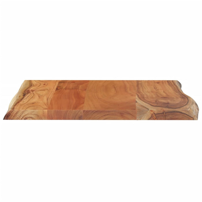 Tafelblad Vierkant Natuurlijke Rand 60X60X2,5 Cm Acaciahout