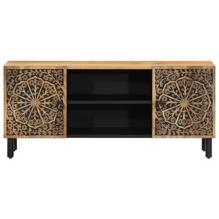 Tv-Meubel 105X33X46Cm Massief Mangohout